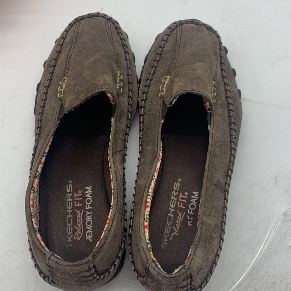 Skechers Light Brown Suede Slip On Loafer Size 7 SKT5015C - Picture 7 of 10